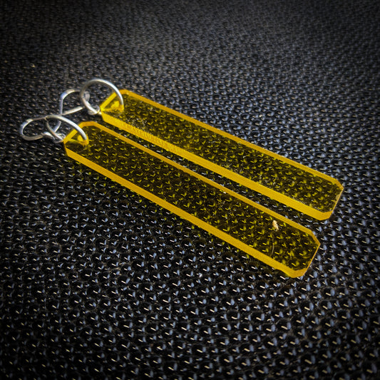 Yellow Narrows Dangle Earrings