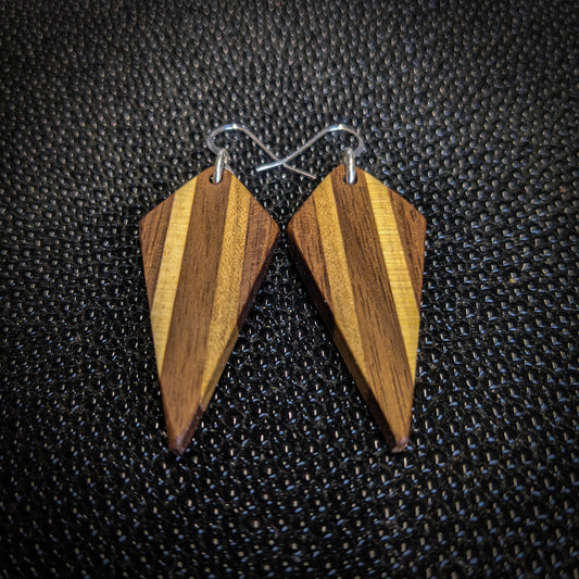 Narrow Point Dangle Earrings