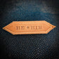 Leather Pronoun Badge