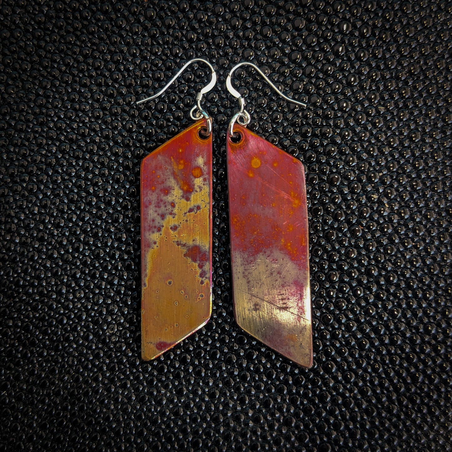 Long Trapezoid Dangle Earrings