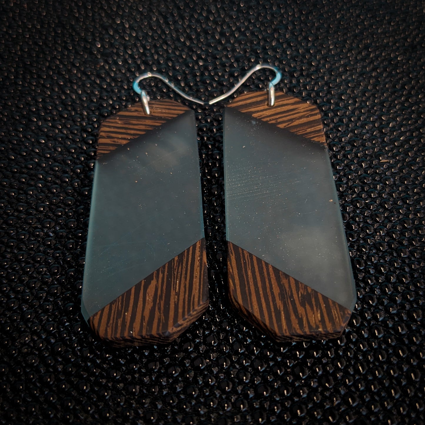 Wenge Tag Dangle Earrings