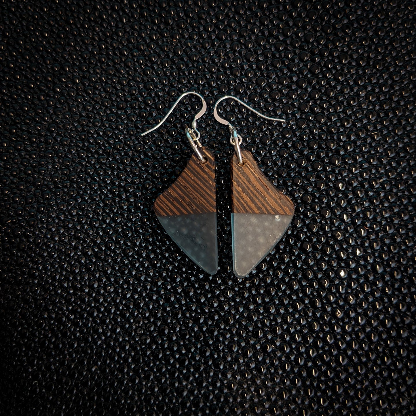 Wenge Swoops Dangle Earrings