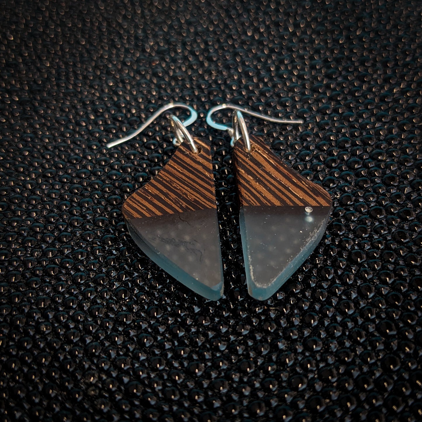 Wenge Swoops Dangle Earrings