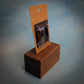 Small Wenge Tags Dangle Earrings