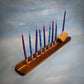 Wood Hanukkiah (walnut and maple)