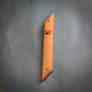 Curly Maple Diagonal Wood Mezuzah