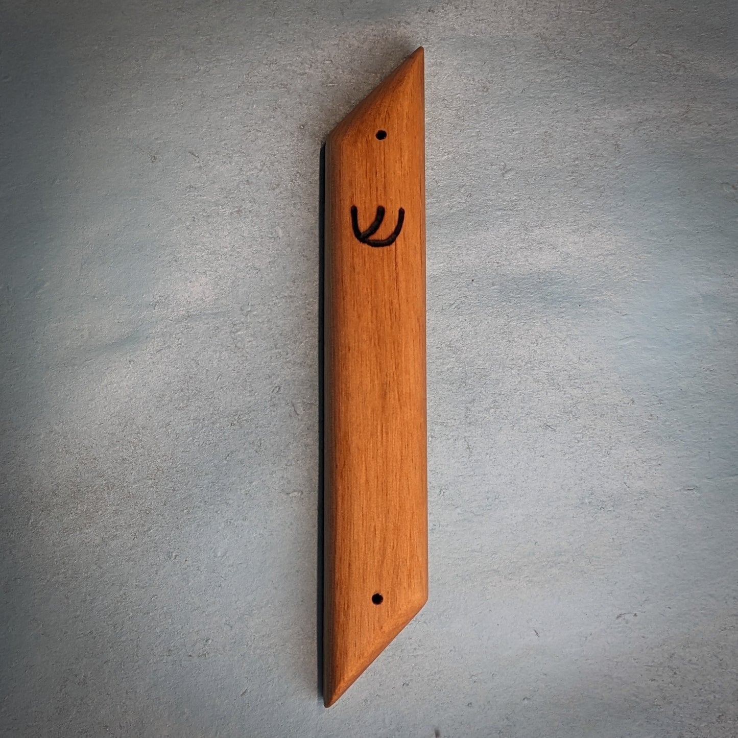 Alder Diagonal Wood Mezuzah