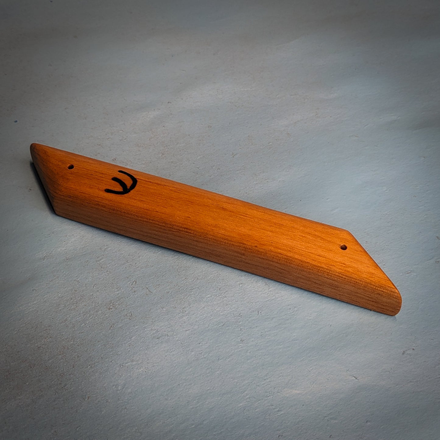 Alder Diagonal Wood Mezuzah