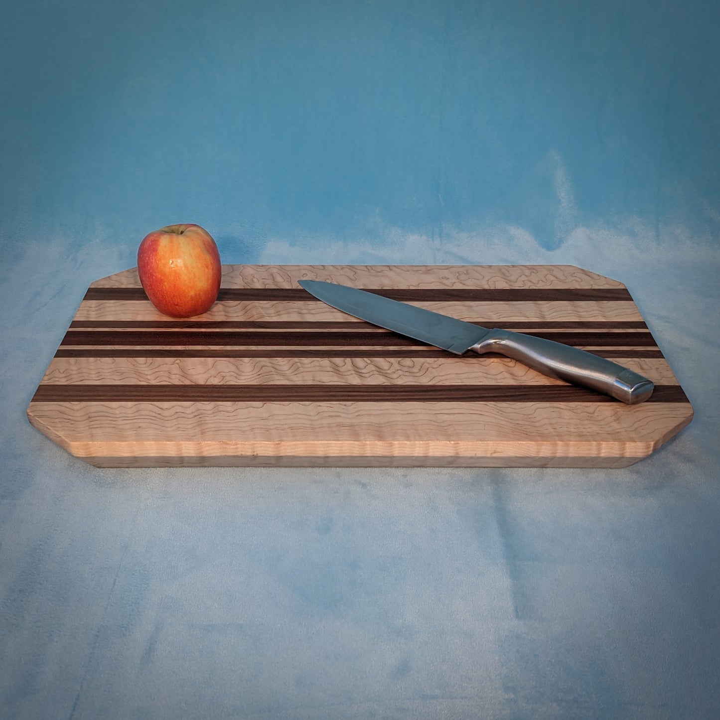 Striped Curly Maple Cutting Board