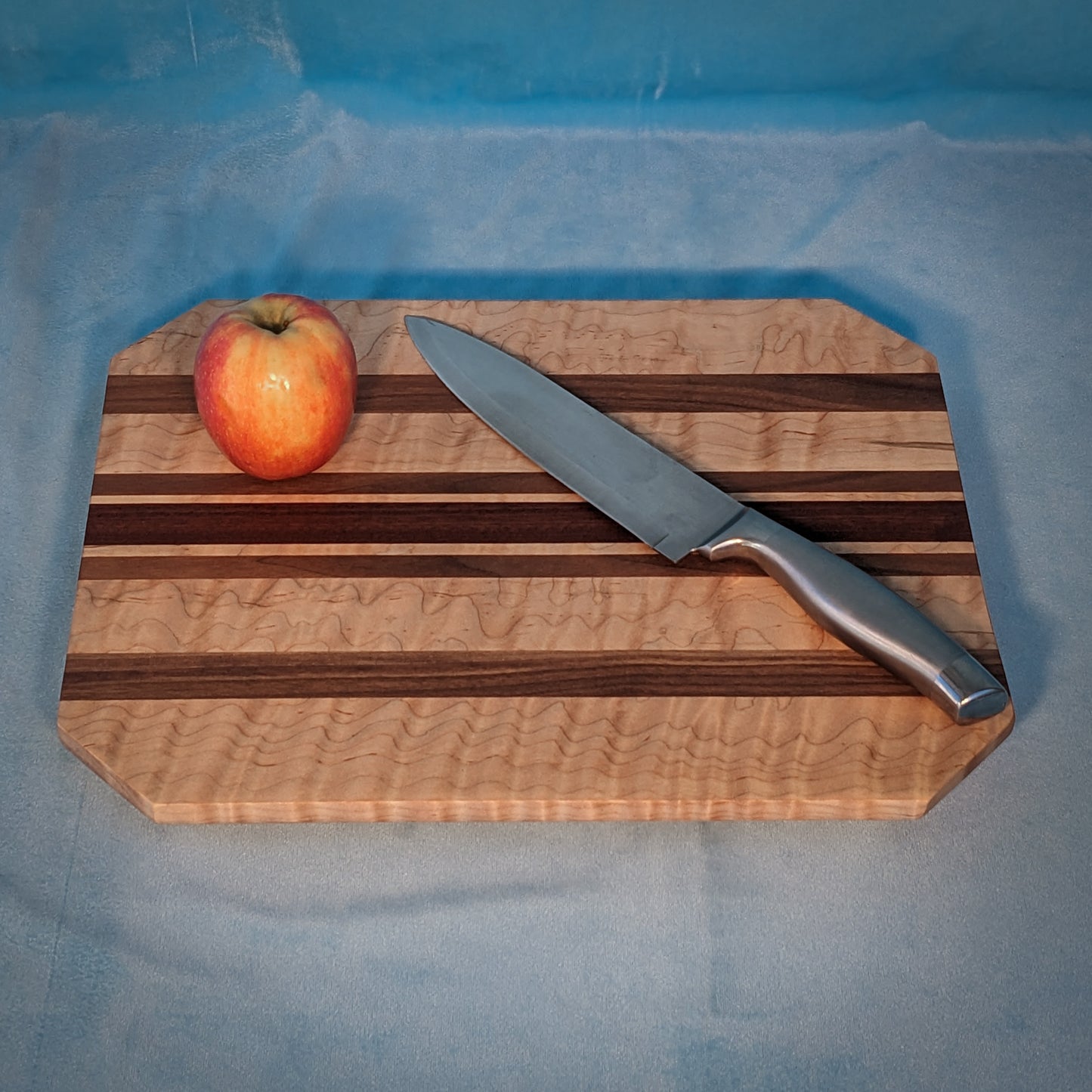 Small, Striped Curly Maple Cutting Board