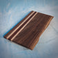 Thin, Striped Live Edge Walnut Cutting Board