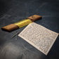 Yellow Walnut Wood and Resin Window Mezuzah