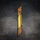 Yellow Walnut Wood and Resin Window Mezuzah
