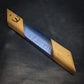 Maple and Blue Resin Window Mezuzah