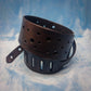 Dark Punched Leather Guitar Strap