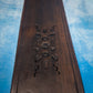 Dark Patterned Leather Guitar Strap