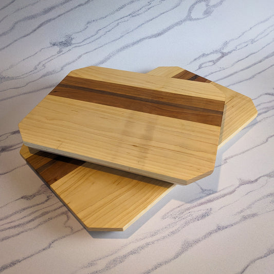 Big Maple & Cherry Stripe Cutting Board Set