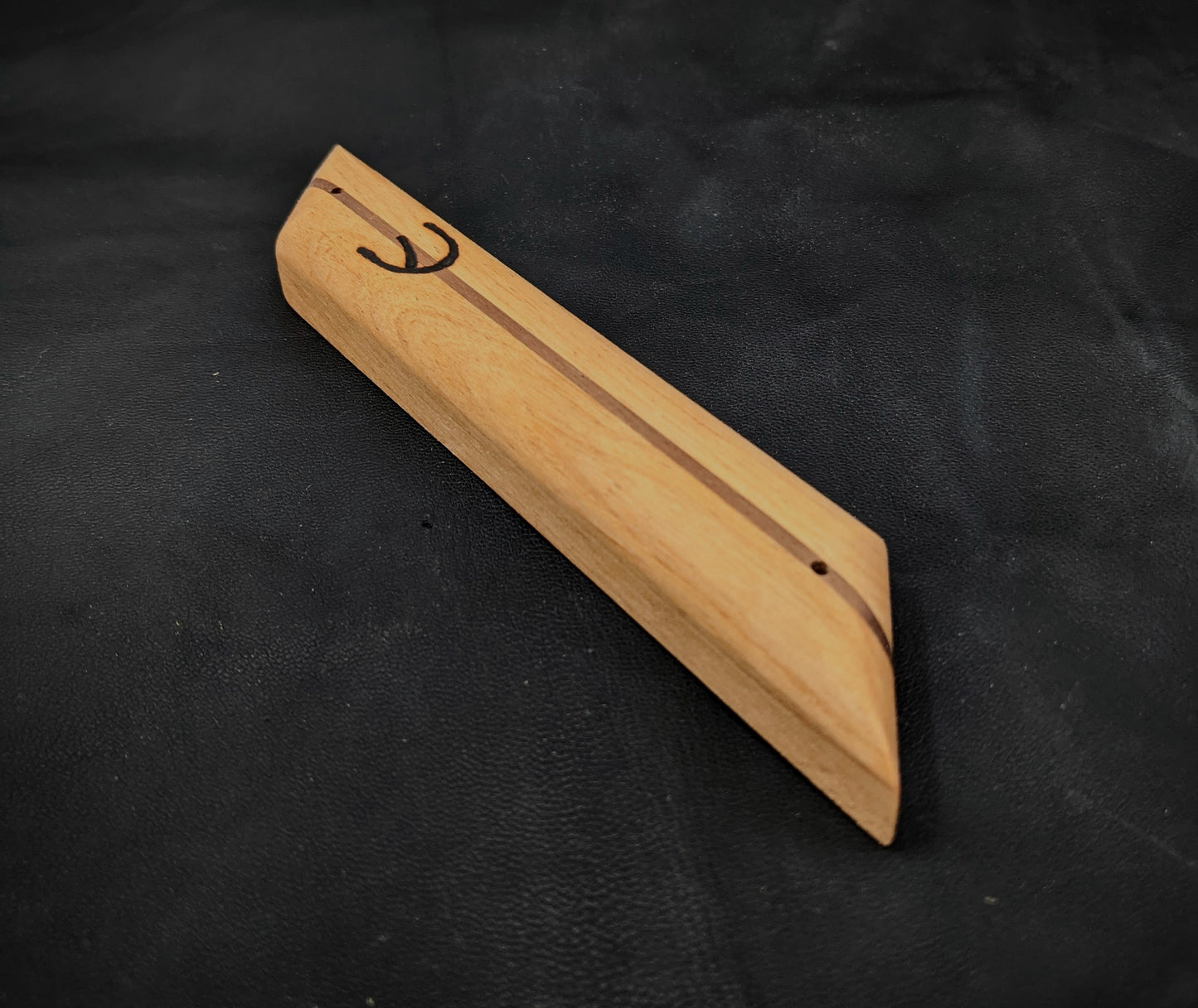 Diagonal Wooden Mezuzah