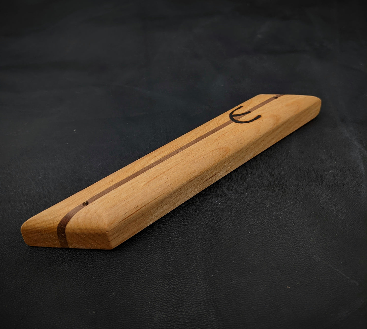 Diagonal Wooden Mezuzah