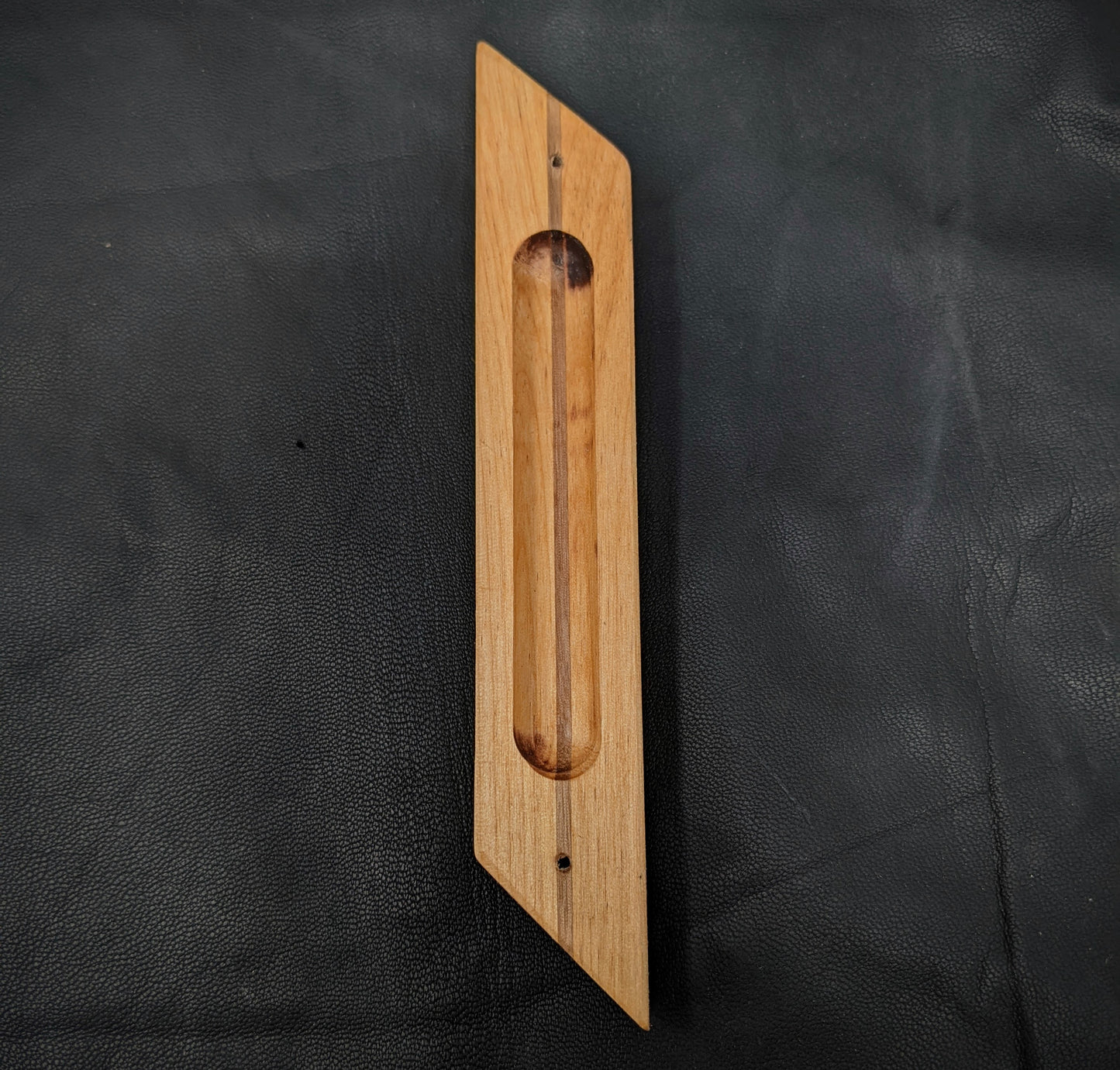 Diagonal Wooden Mezuzah