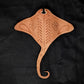 Tooled Leather Manta Ray Wall Art