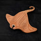 Tooled Leather Manta Ray Wall Art