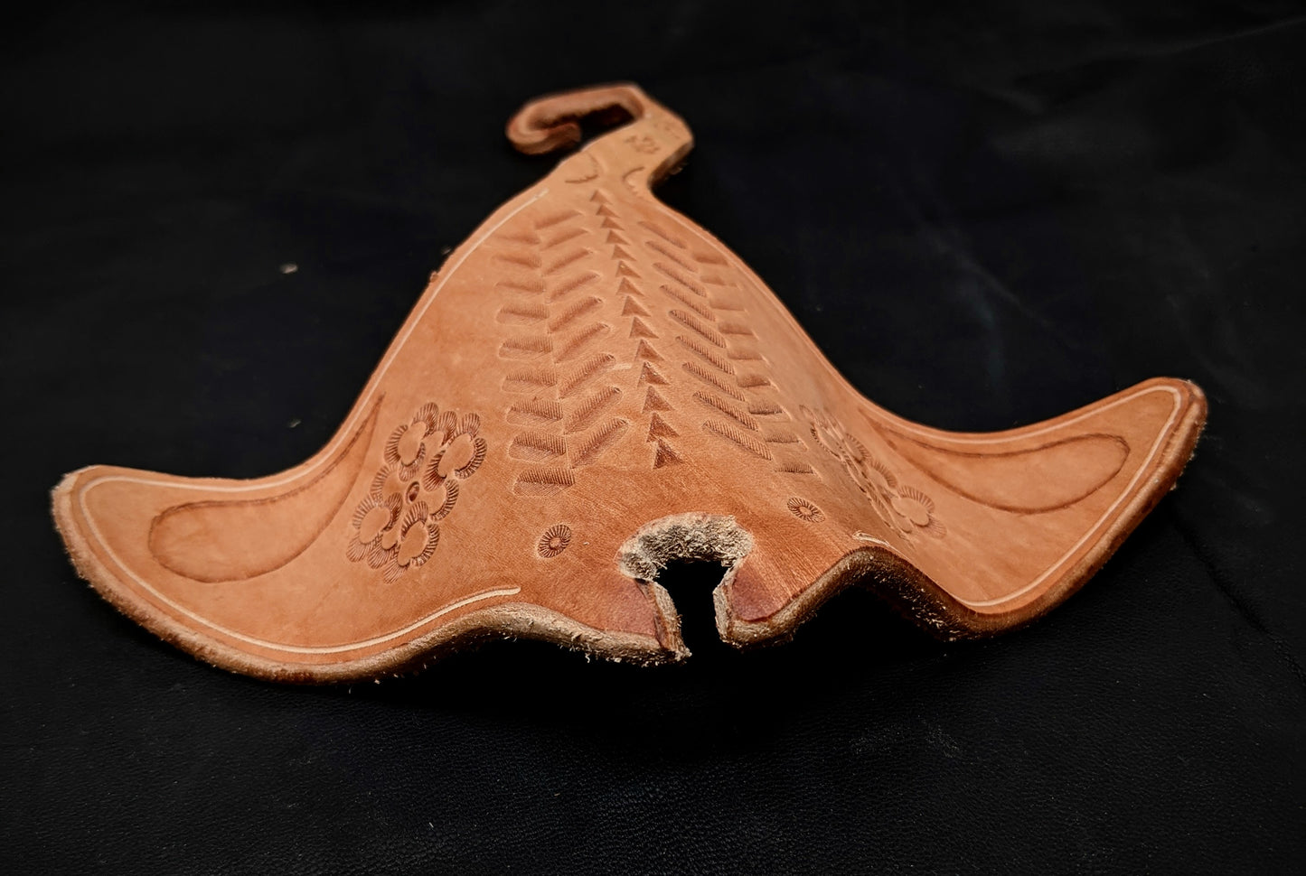 Tooled Leather Manta Ray Wall Art