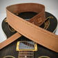 Minimalist Tooled Leather Guitar Strap