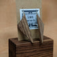Walnut Swoop Dangle Earrings