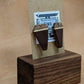 Mahogany Coffin Dangle Earrings