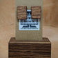 Mahogany Rectangle Stud Earrings