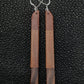 Long Stripe Dangle Earrings