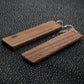 Walnut Rectangle Dangle Earrings