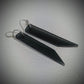 Hazy Black Spears Dangle Earrings