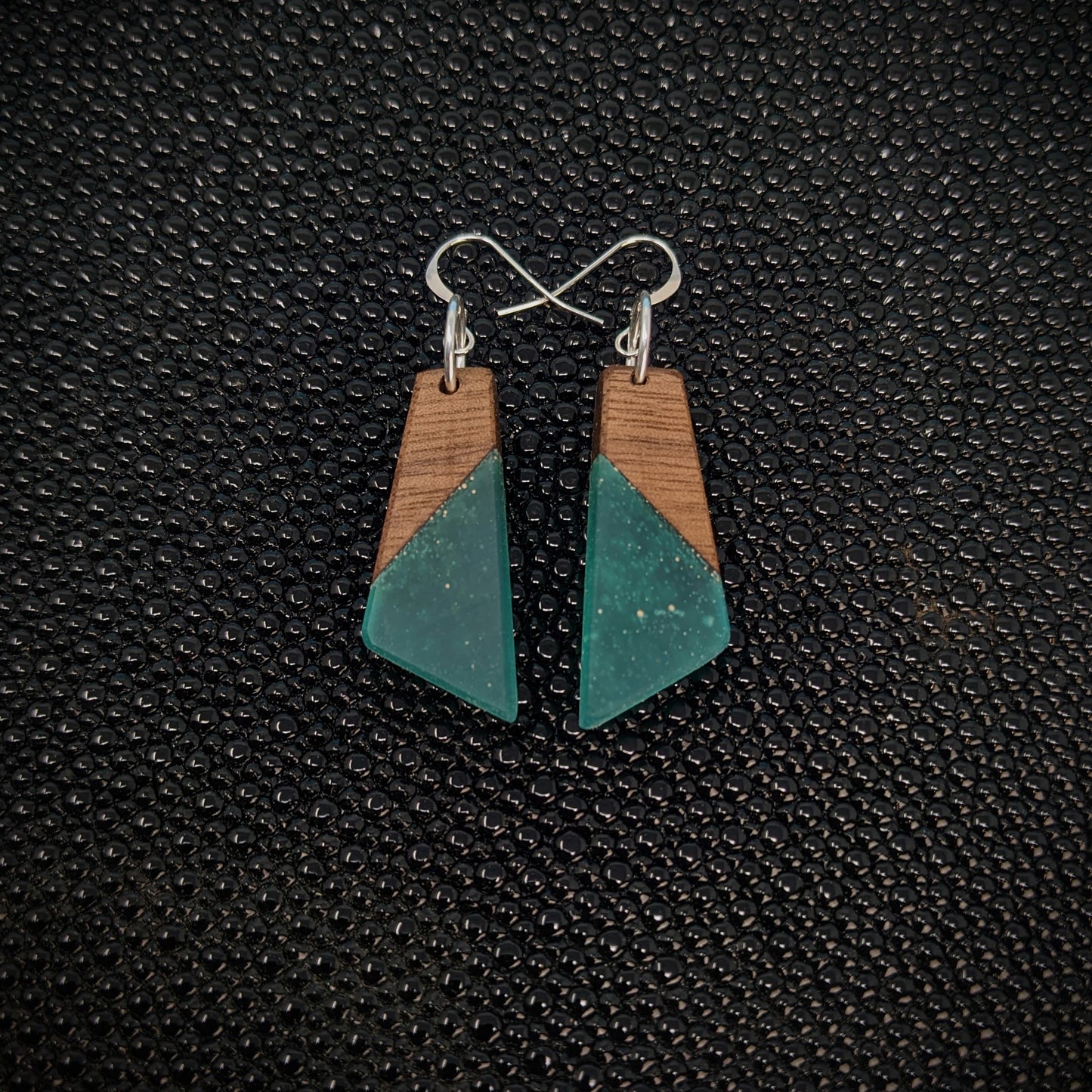 Mahogany Points Dangle Earrings