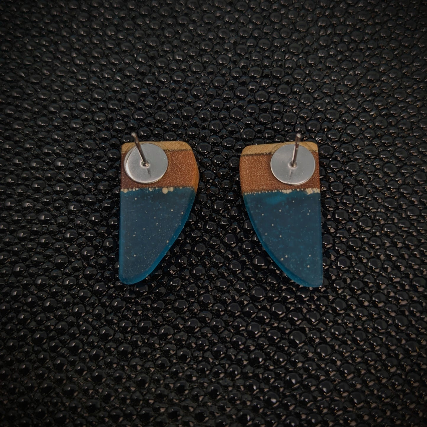 Turquoise Rounded Point Stud Earrings