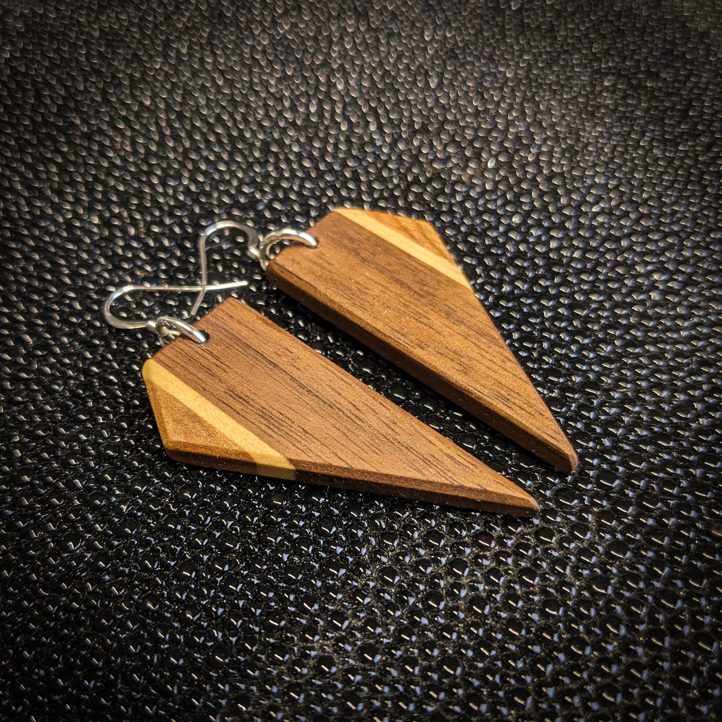 Walnut Point Dangle Earrings