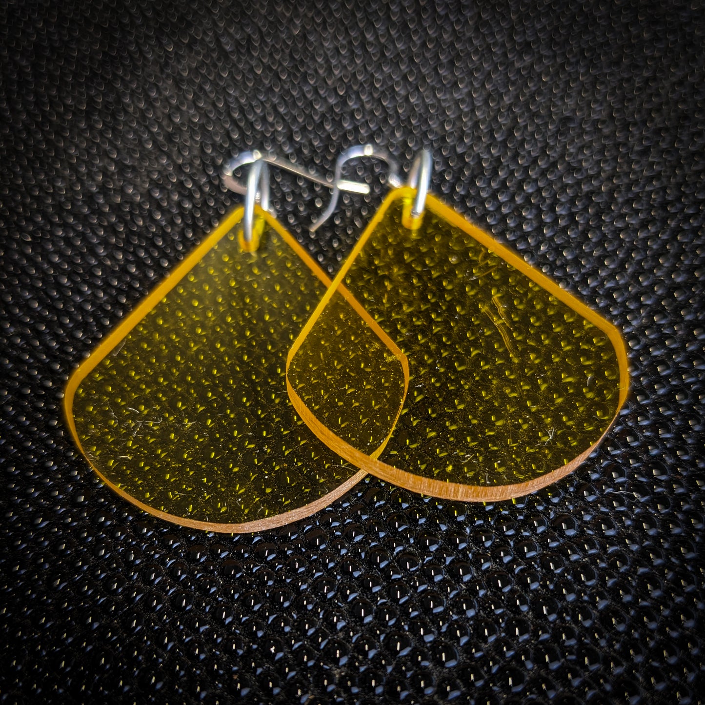 Yellow Drop Dangle Earrings