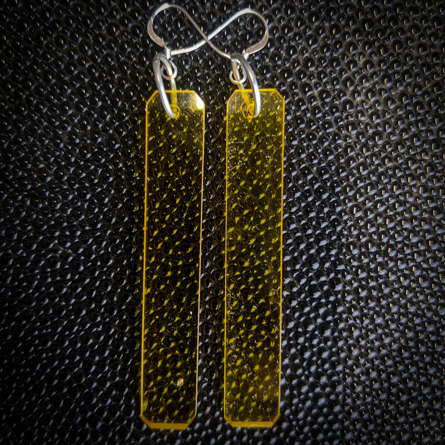 Yellow Narrows Dangle Earrings