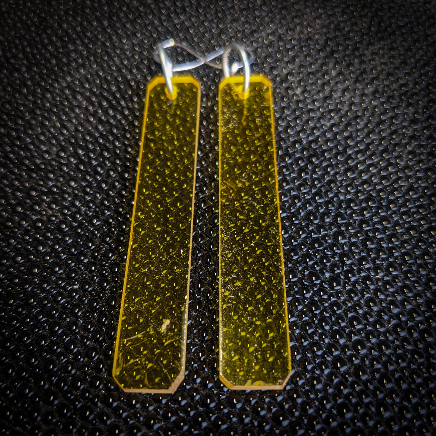 Yellow Narrows Dangle Earrings