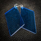 Light Blue Slants Dangle Earrings