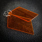 Orange Slants Dangle Earrings
