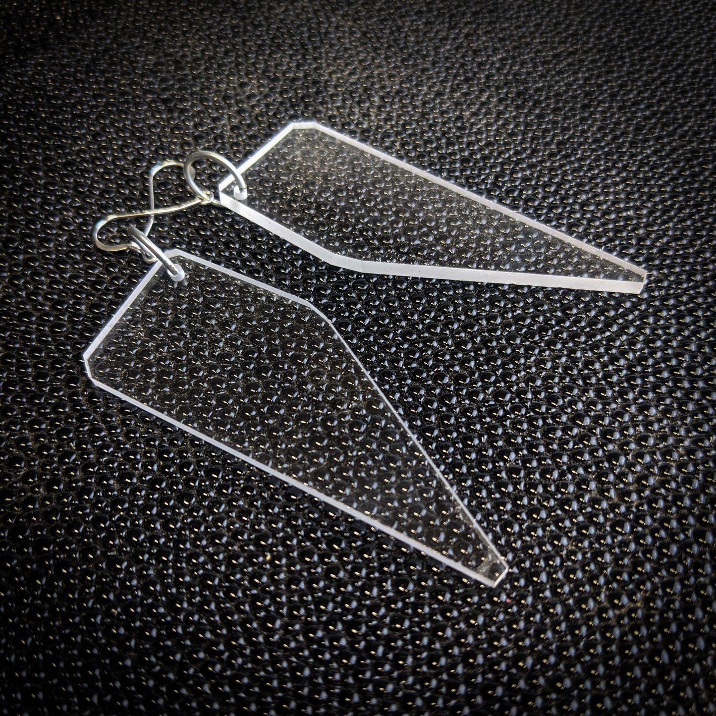 Clear Shard Dangle Earrings