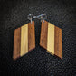 Wide Stripe Dangle Earrings