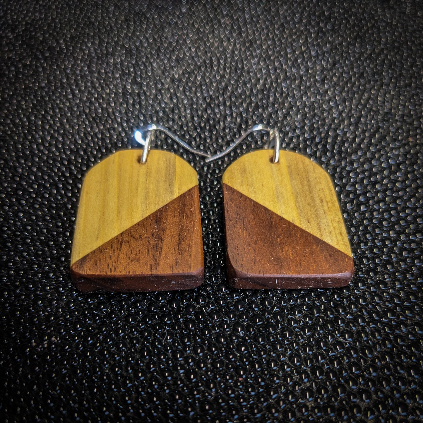 Diagonal Tag Dangle Earrings