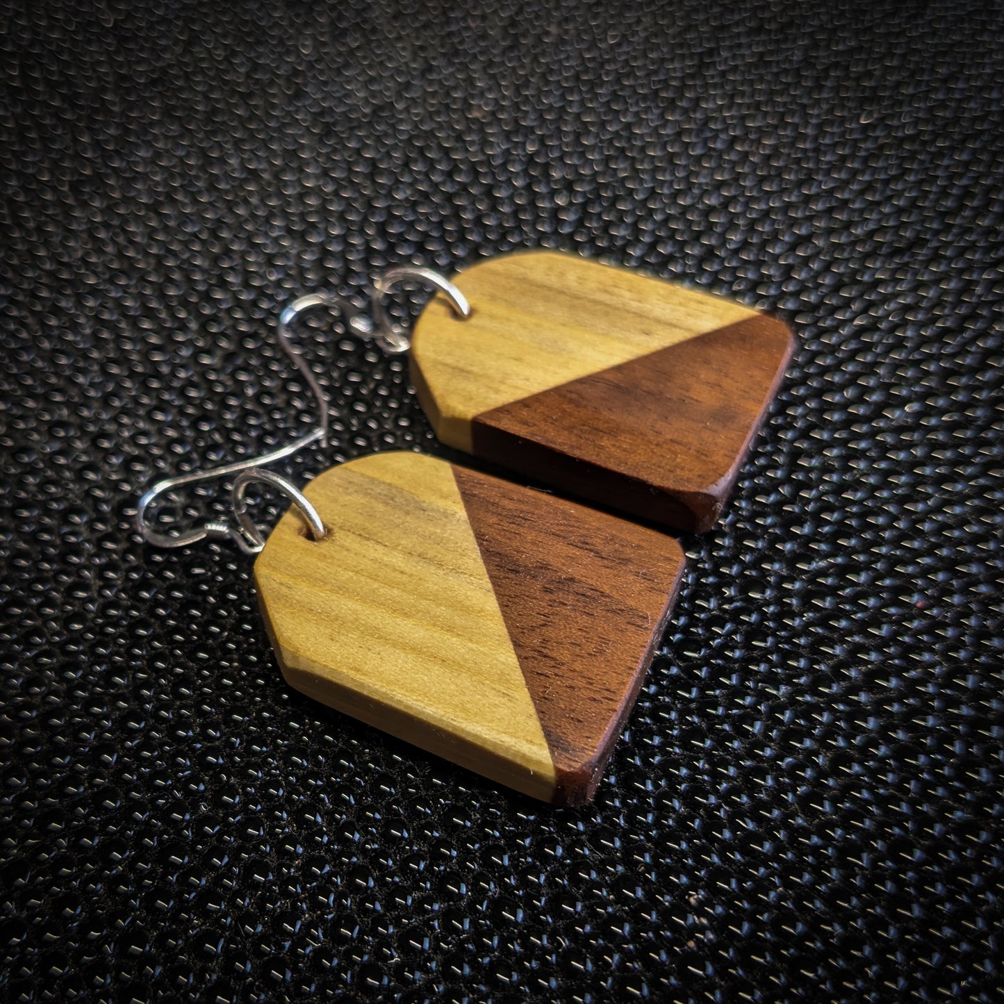 Diagonal Tag Dangle Earrings