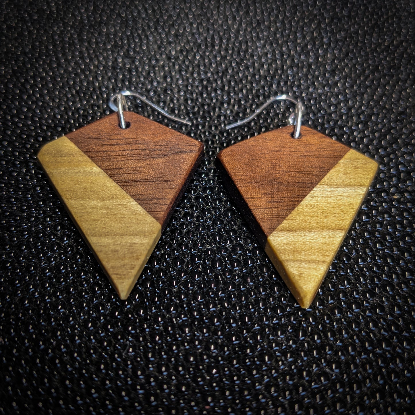 Striped Kite Dangle Earrings