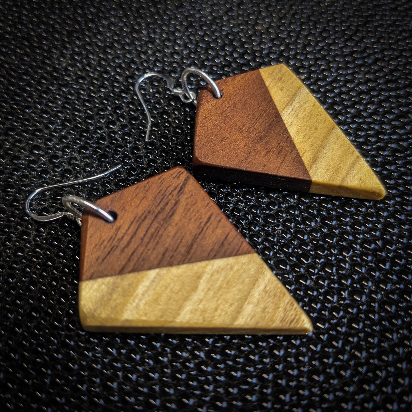 Striped Kite Dangle Earrings