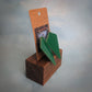 Green Kite Dangle Earrings
